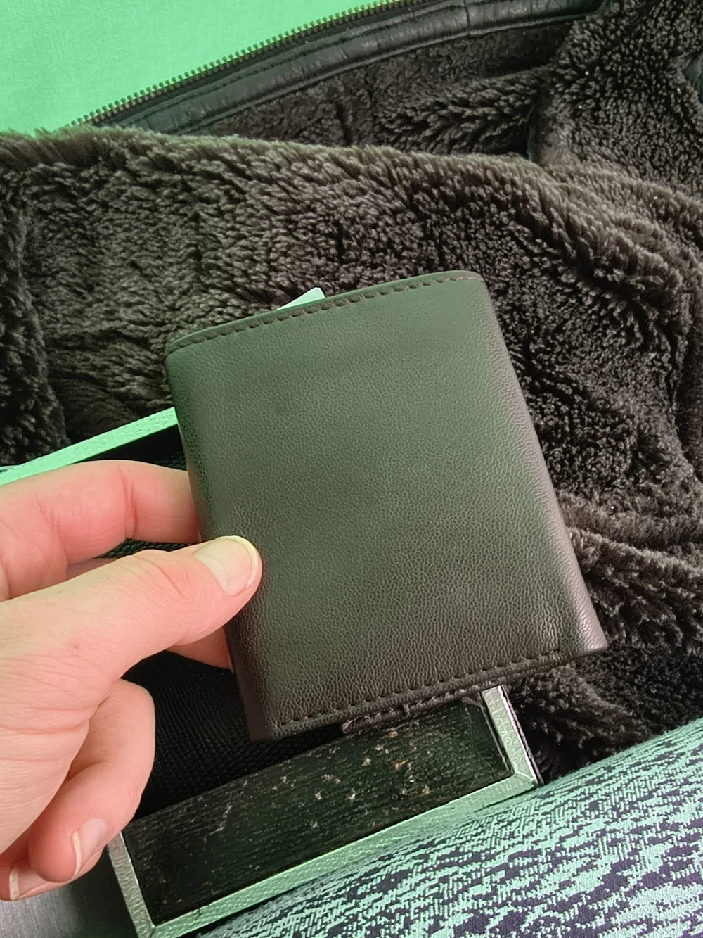 Rolfs Brown Leather Money Clip Wallet